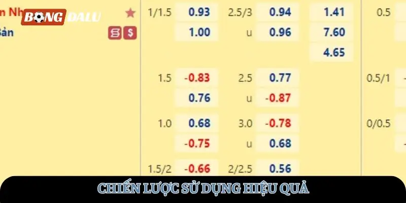 Chiến lược sử dụng hiệu quả